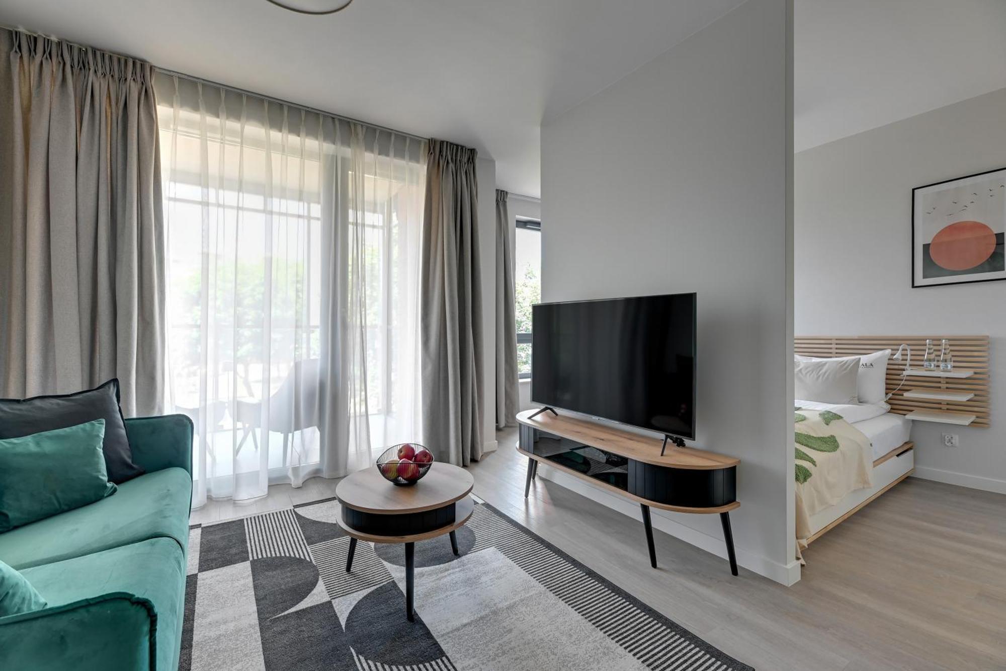 Scala 60H City Center Premium Apartments With Parking By Lion Apartments グダニスク エクステリア 写真