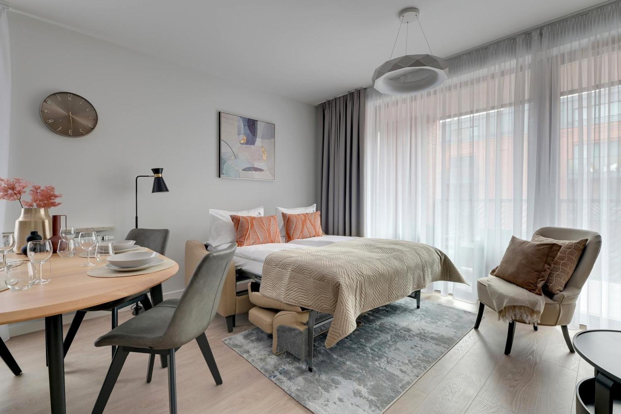 Scala 60H City Center Premium Apartments With Parking By Lion Apartments グダニスク エクステリア 写真